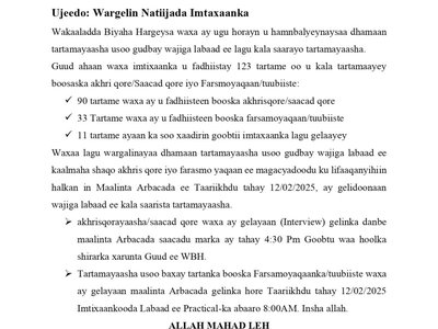 𝐖𝐚𝐫𝐠𝐞𝐥𝐢𝐧 𝐍𝐚𝐭𝐢𝐢𝐣𝐚𝐝𝐚 𝐈𝐦𝐭𝐚𝐱𝐚𝐚𝐧𝐤𝐚